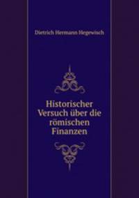 Historischer Versuch uber die romischen Finanzen