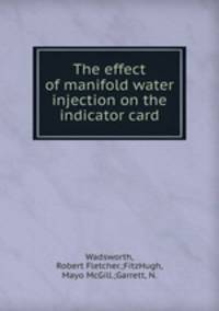 The effect of manifold water injection on the indicator card