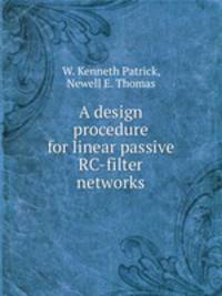 A design procedure for linear passive RC-filter networks