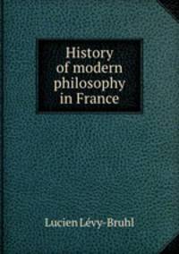 History of modern philosophy in France