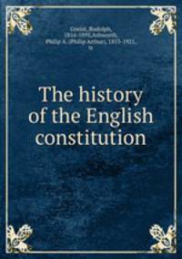 The history of the English constitution