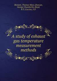 A study of exhaust gas temperature measurement methods