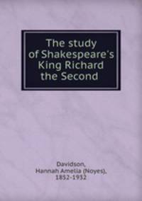 The study of Shakespeare