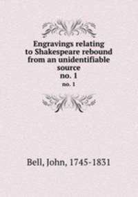 Engravings relating to Shakespeare rebound from an unidentifiable source. no. 1