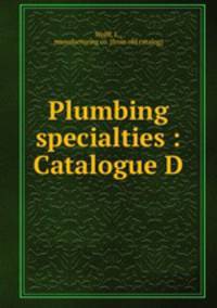 Plumbing specialties : Catalogue D