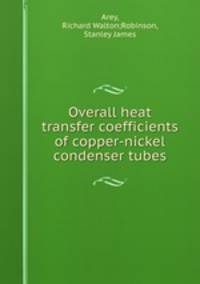 Overall heat transfer coefficients of copper-nickel condenser tubes