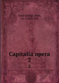 Capitalia opera. 2
