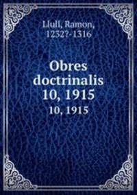 Obres doctrinalis. 10, 1915