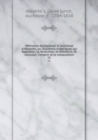 Memoires de madame la duchesse d