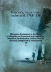 Memoires de madame la duchesse d