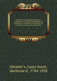 Memoires de madame la duchesse d