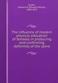 The influence of modern physical education of females in producing and confirming deformity of the spine