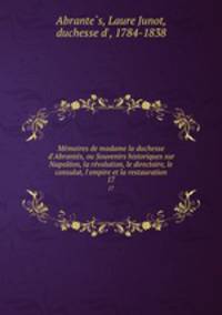 Memoires de madame la duchesse d