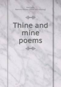 Thine and mine poems