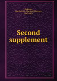 Second supplement