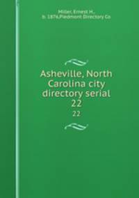 Asheville, North Carolina city directory serial. 22