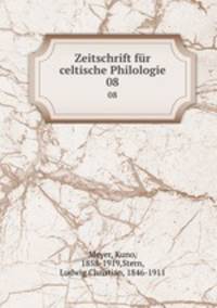 Zeitschrift fr celtische Philologie. 08