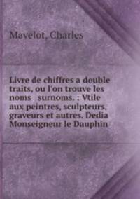 Livre de chiffres a double traits, ou l