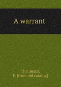 A warrant
