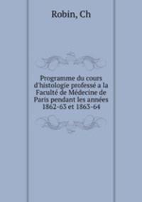 Programme du cours d