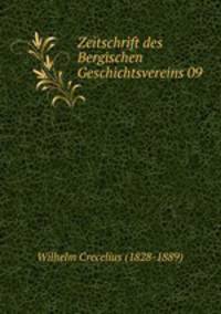 Zeitschrift des Bergischen Geschichtsvereins 09