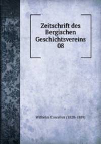Zeitschrift des Bergischen Geschichtsvereins 08