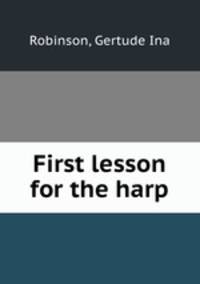 First lesson for the harp