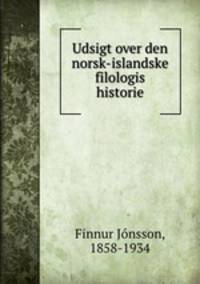 Udsigt over den norsk-islandske filologis historie
