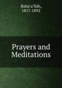 Prayers and Meditations