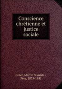 Conscience chrtienne et justice sociale