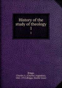 History of the study of theology. 1