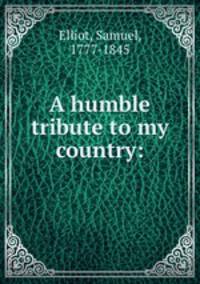 A humble tribute to my country: