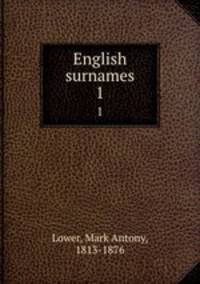 English surnames. 1