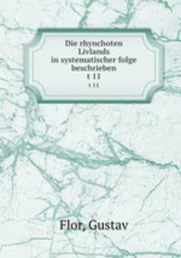 Die rhynchoten Livlands in systematischer folge beschrieben. t 11