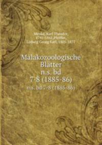 Malakozoologische Bltter. n.s. bd 7-8 (1885-86)