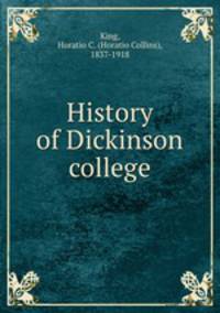 History of Dickinson college