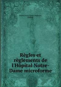 Regles et reglements de l