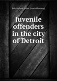 Juvenile offenders in the city of Detroit