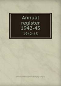 Annual register. 1942-43