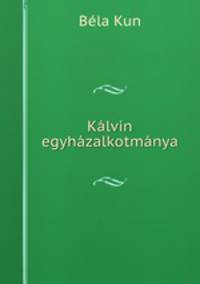 Kalvin egyhazalkotmanya