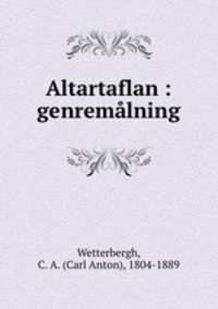 Altartaflan : genremalning