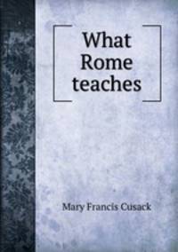 What Rome teaches