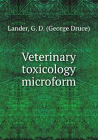 Veterinary toxicology microform