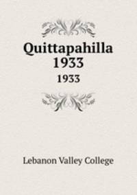 Quittapahilla. 1933