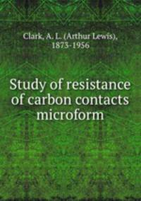 Study of resistance of carbon contacts microform