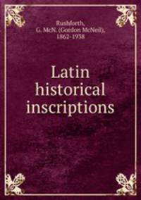 Latin historical inscriptions