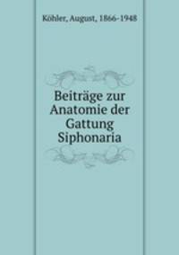 Beitrge zur Anatomie der Gattung Siphonaria