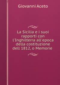 La Sicilia e i suoi rapporti con l