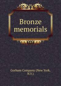 Bronze memorials.