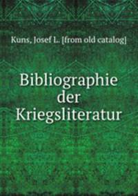 Bibliographie der Kriegsliteratur